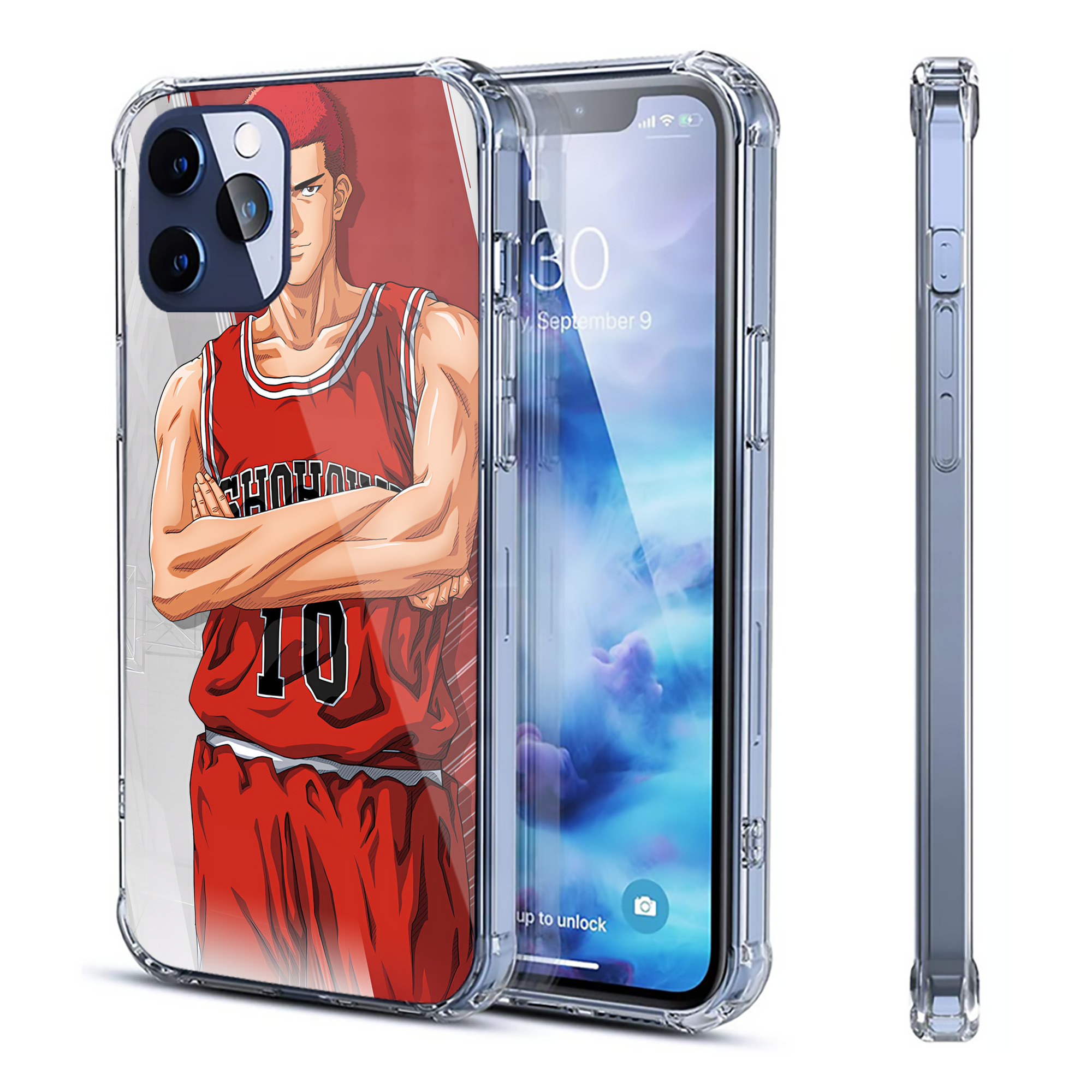 （画像用） SLAM DUNK／スラムダンク 【iPhone 12シリーズ対応】透明スマホケース（クリアソフトケース）